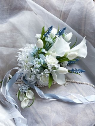 アーティフィシャルフラワーのオーダーブーケ | Florism Angelika